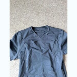 LALABU Blue V-Neck Baby Shirt Size Medium Men's